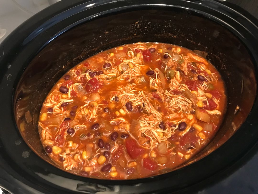 Slow Cooker Chicken Enchilada Soup Tasty Recipes