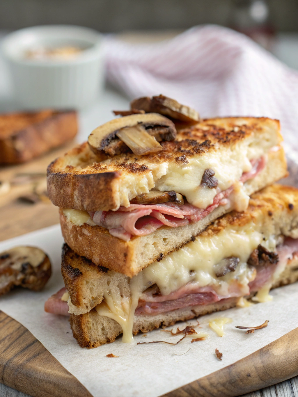 Croque Monsieur Montagnard fini