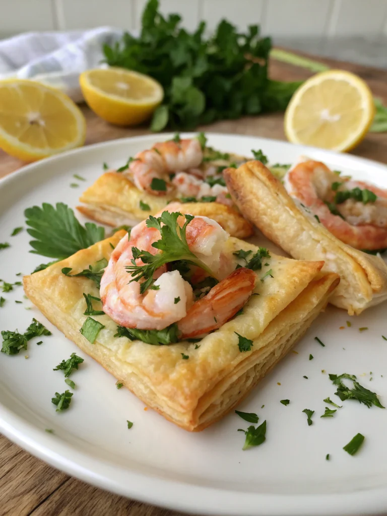 Feuilletés aux Crevettes