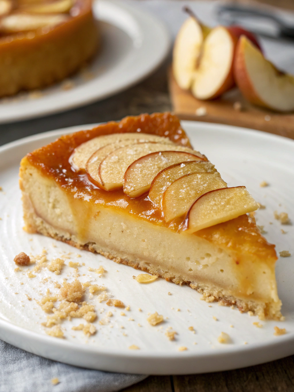 Gâteau flan aux pommes