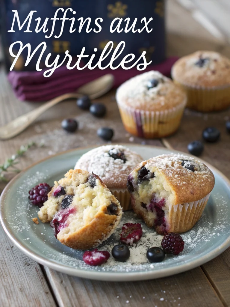 Muffins aux Myrtilles