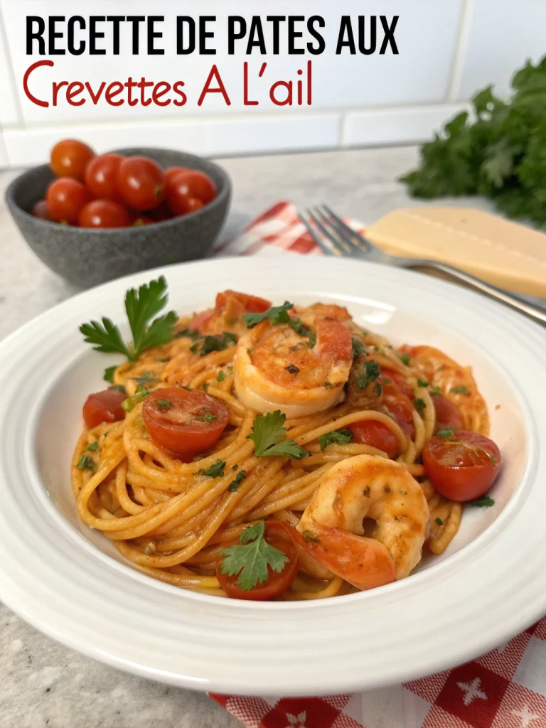Recette De Pâtes Aux Crevettes À L'ail
