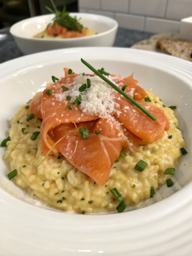 Risotto de Saumon Fumé