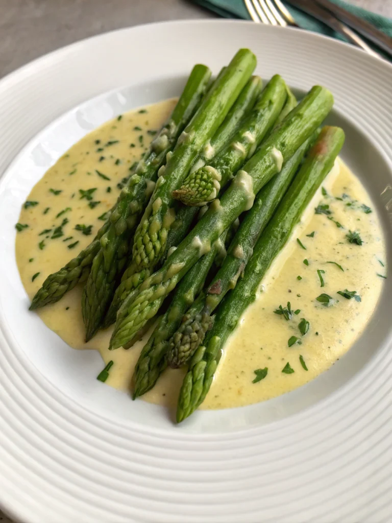 asperges sauce mousseline