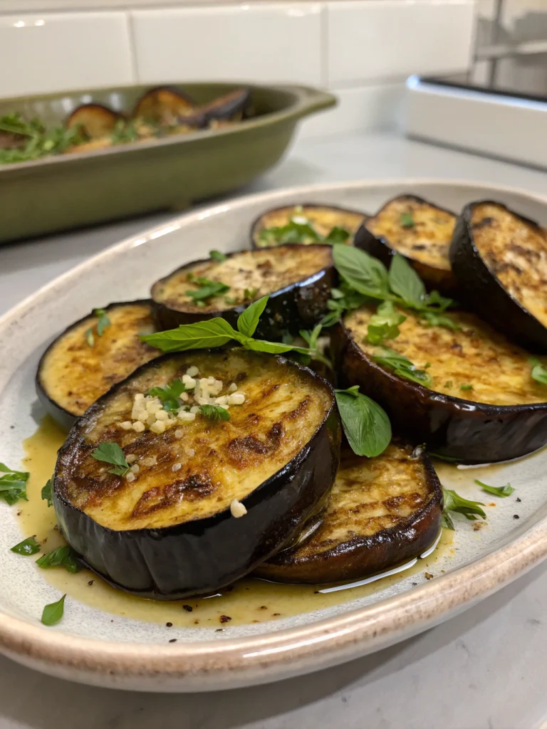 aubergines rôties