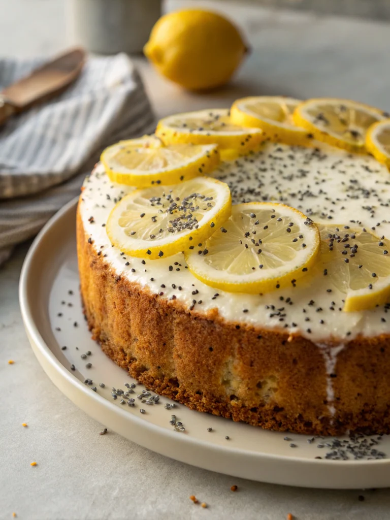cake moelleux au citron et pavot
