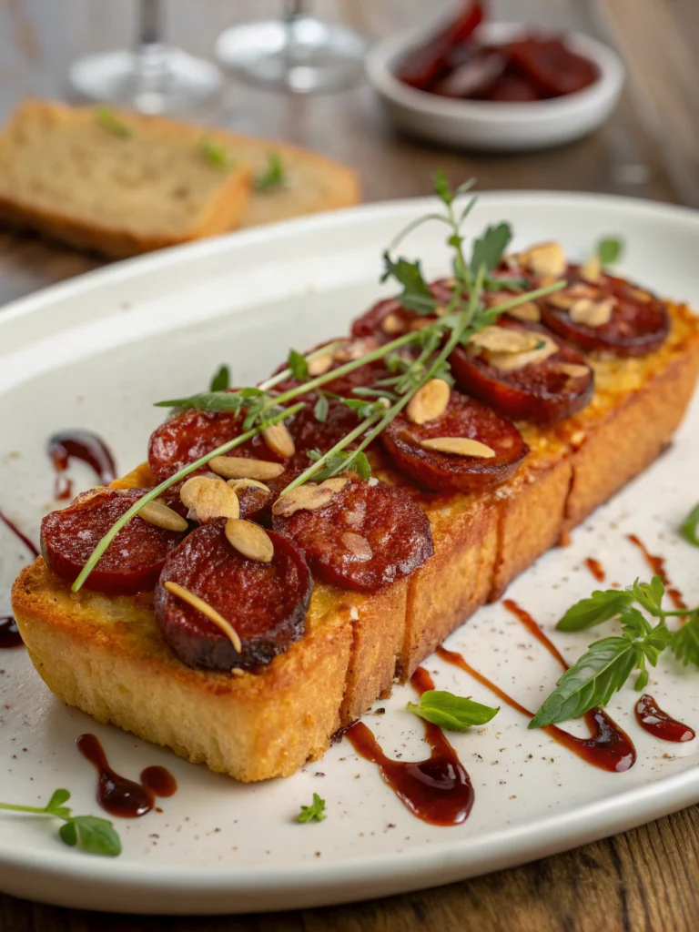 financiers au chorizo