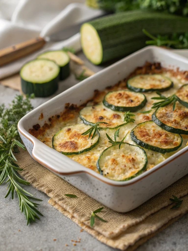 gratin courgettes