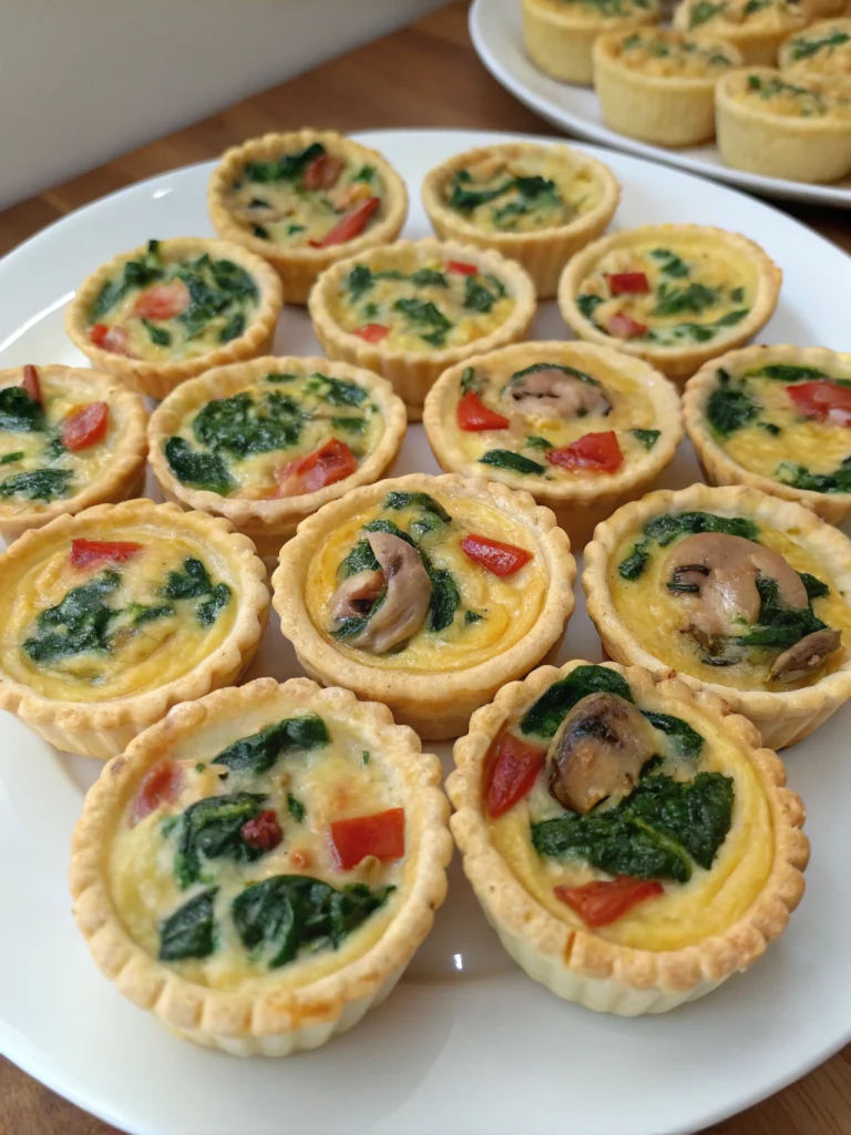 mini quiches apéro