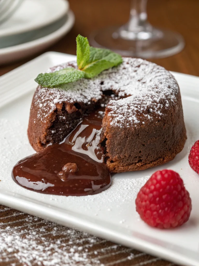 moelleux au chocolat coeur coulant