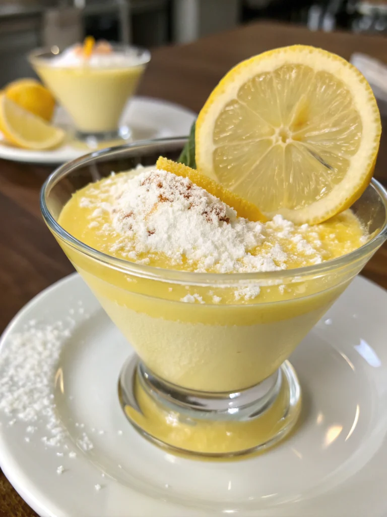 mousse citron