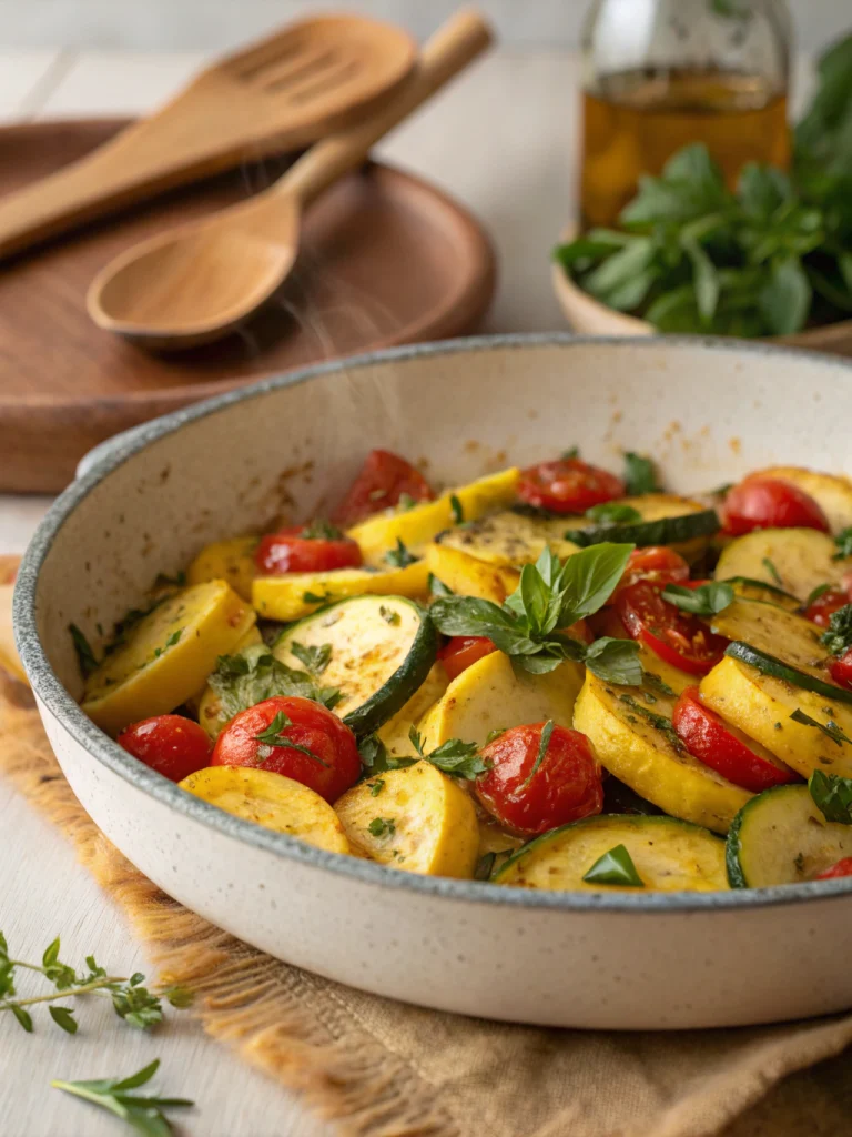 poêlée courgette tomate