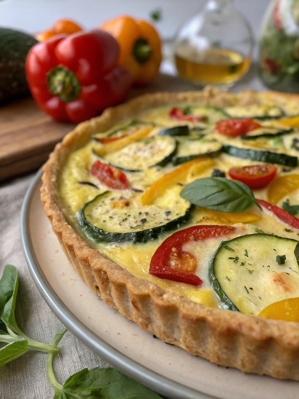 Quiche aux Légumes d'Été