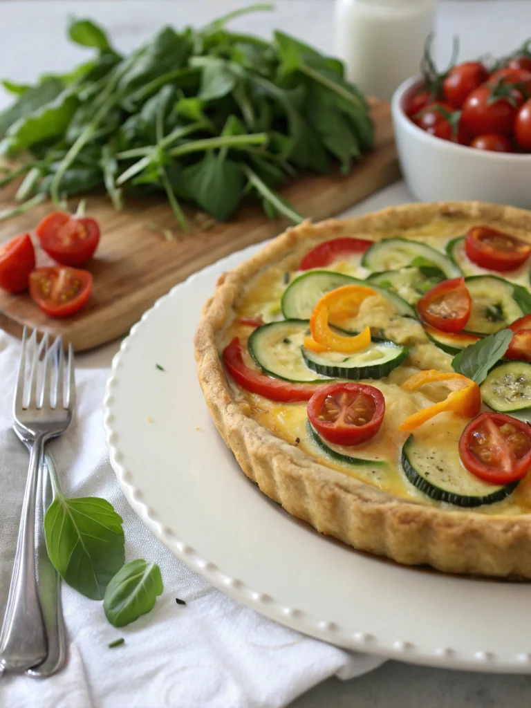 quiche légumes été