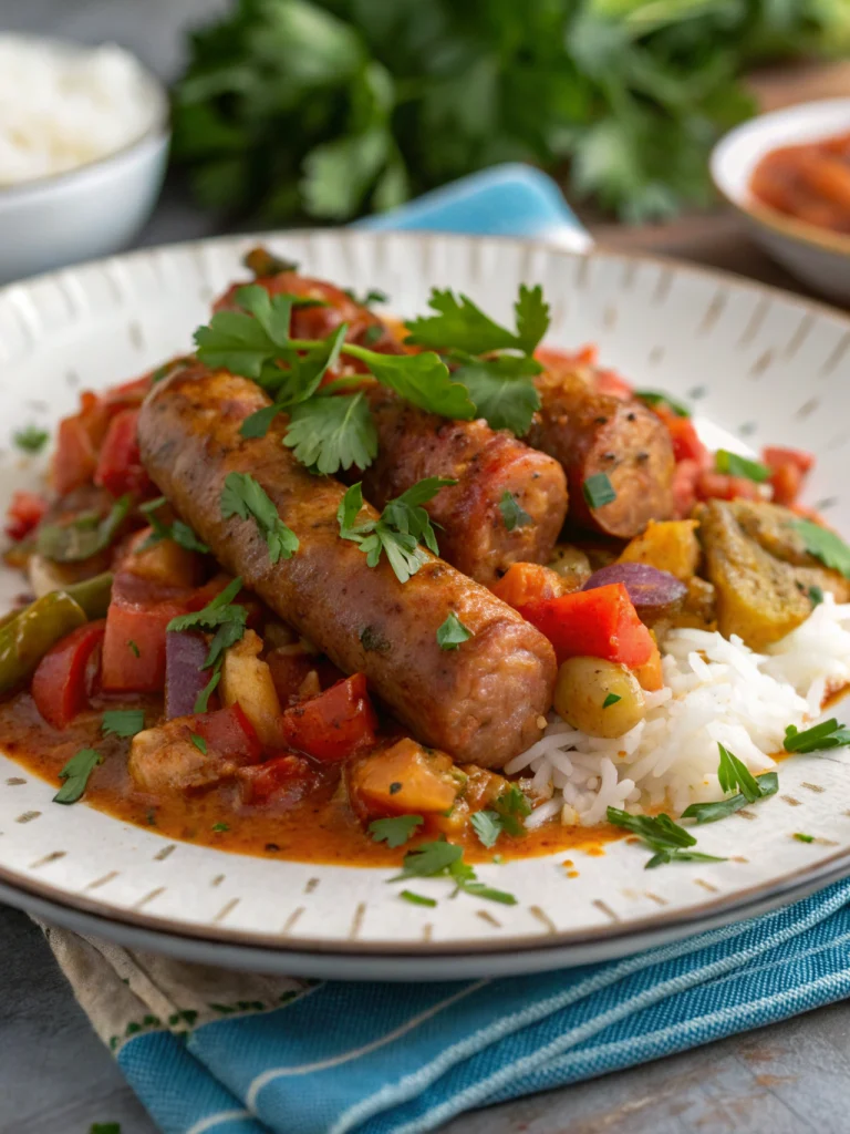 rougail saucisses réunionnais