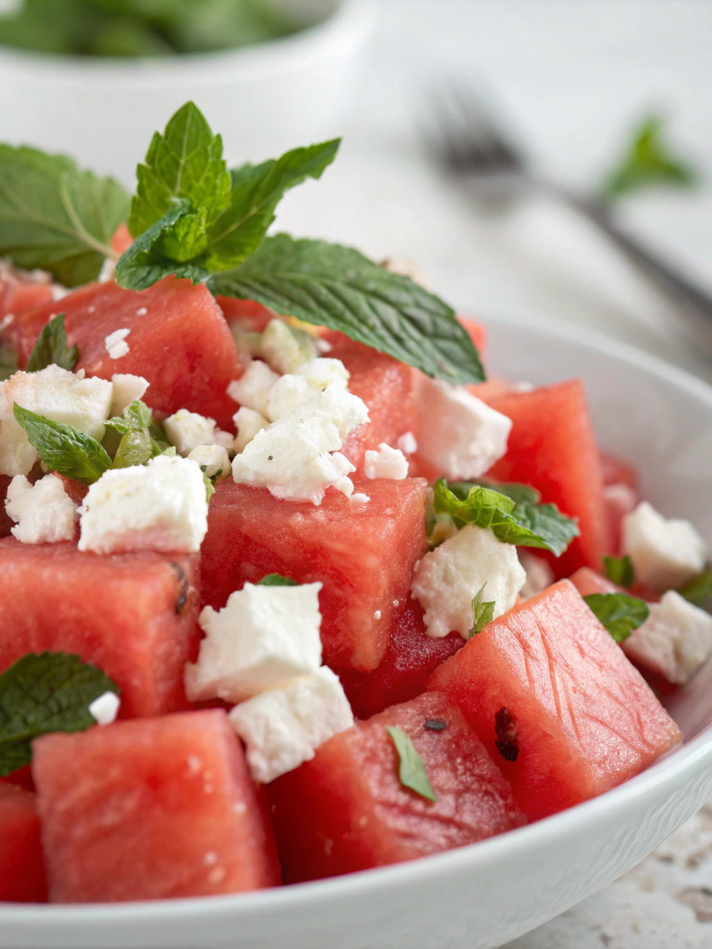 Salade de pastèque et feta