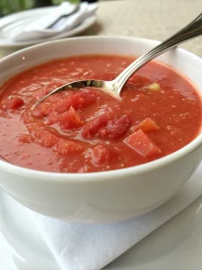 soupe froide tomate