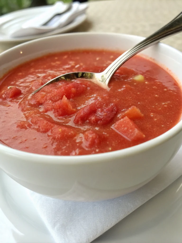 soupe froide tomate