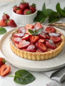 tarte aux fraises