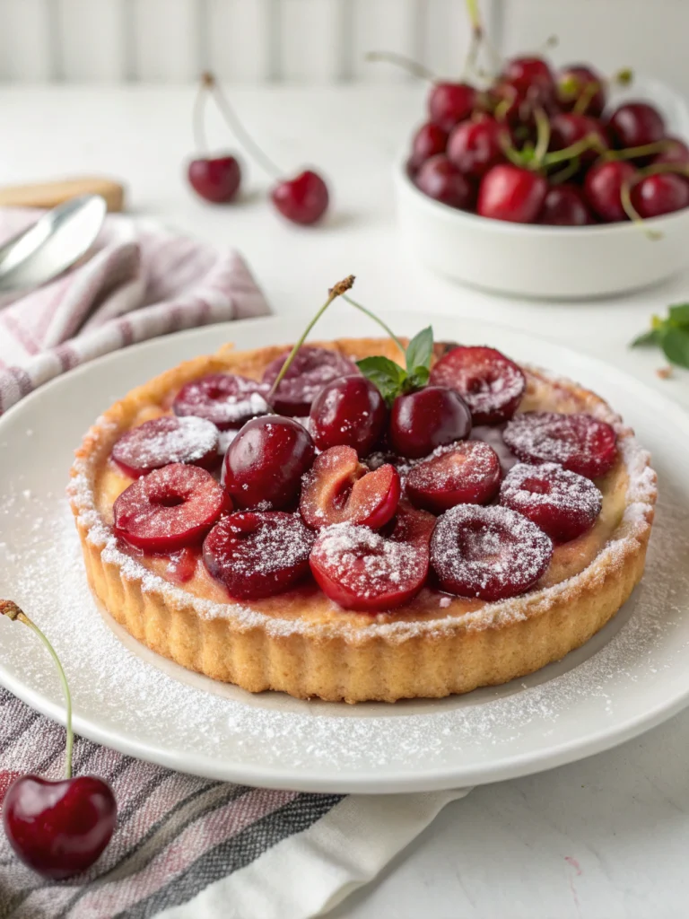 tarte cerises pâte sablée