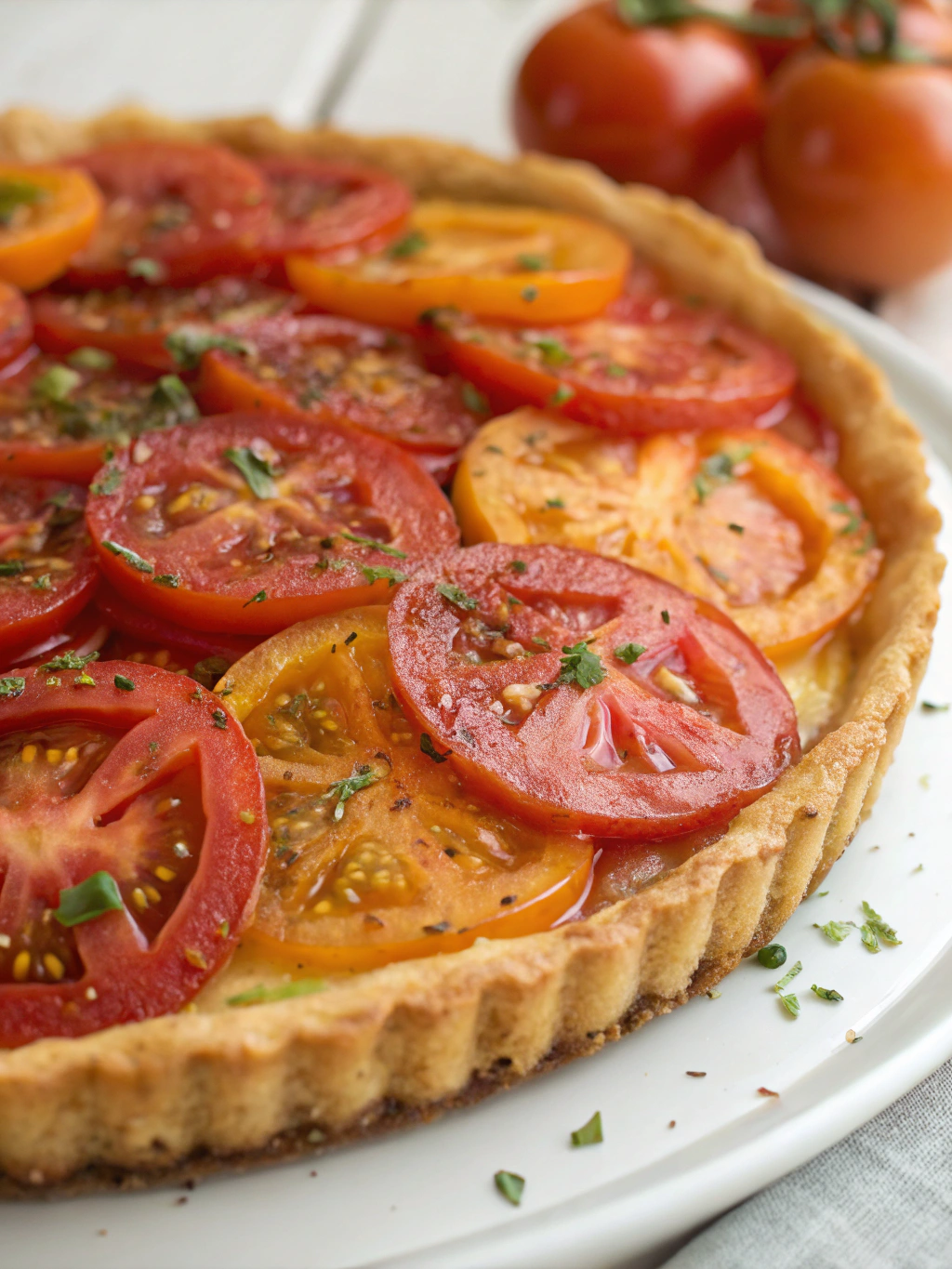 Tarte à la tomate provençale