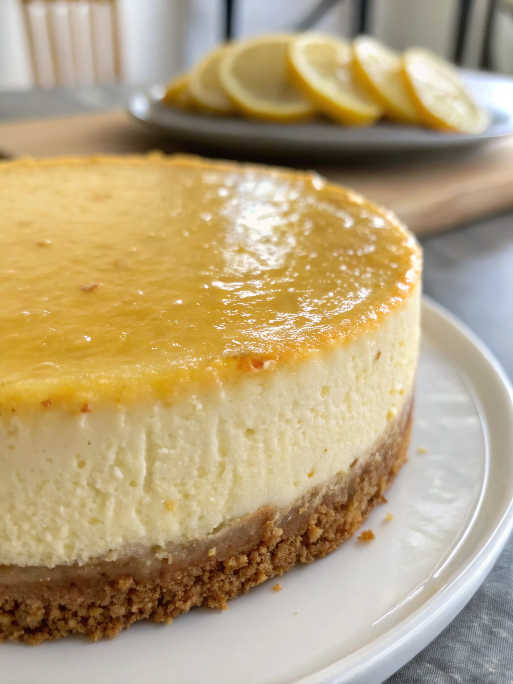 Préparation du cheesecake citron