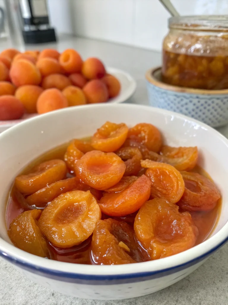 Confiture abricots sans sucre
