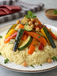 Couscous marocain aux 7 légumes