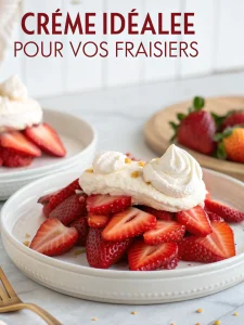 Crème idéale pour vos fraisiers