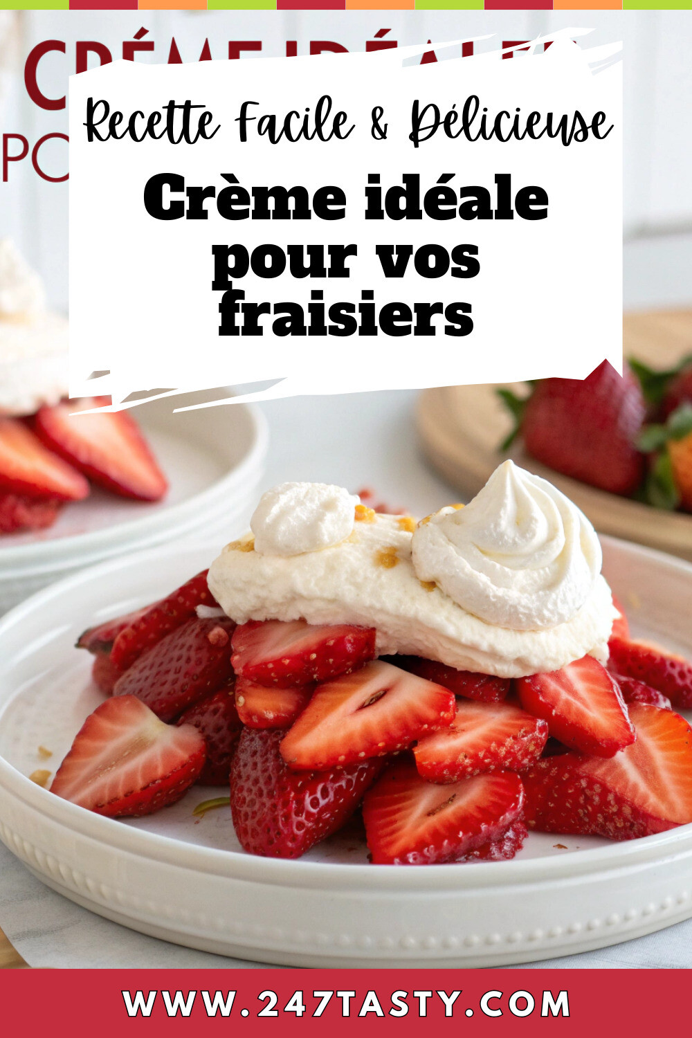 crème pour fraisier
