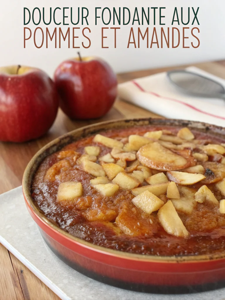 Douceur fondante aux pommes et amandes