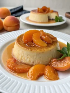 Flan aux abricots