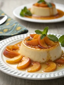 Flan aux abricots