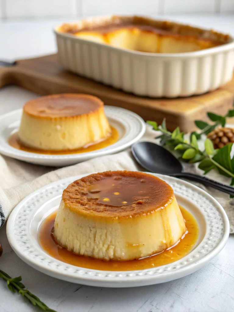 Flan aux œufs crémeux