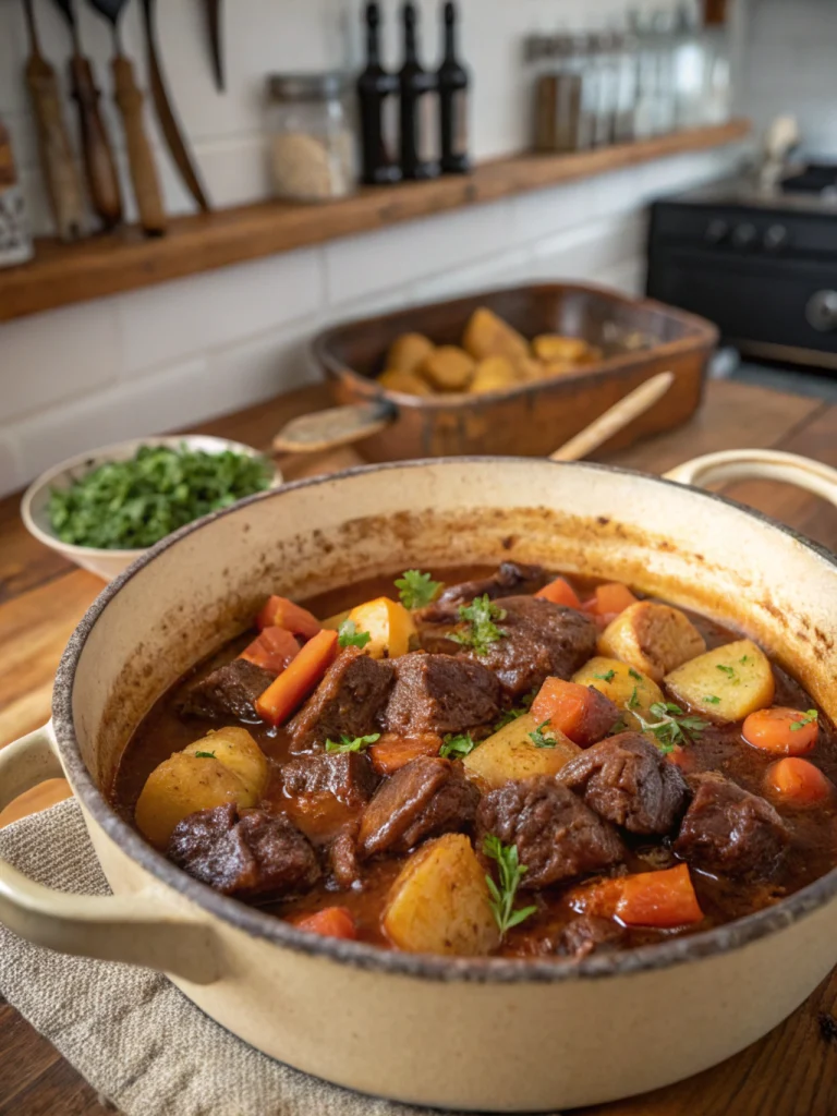 Ragoût de Boeuf à la Bière façon Jamie Oliver