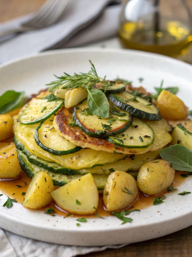 Röstis courgette & pomme de terre