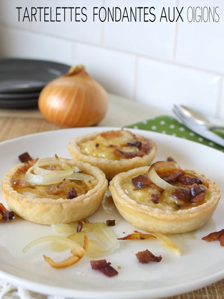 Tartelettes fondantes aux oignons