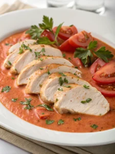 Blancs de Poulet à la Crème de Tomate