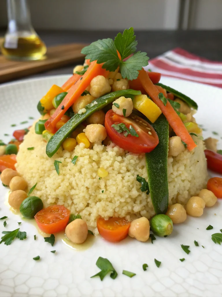 Couscous marocain aux 7 légumes