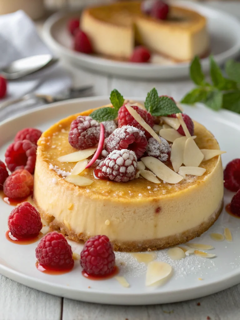 Flan Pâtissier à la Noix de Coco et aux Framboises