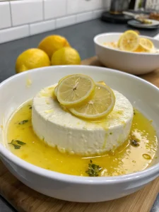 Fromage frais minute au citron
