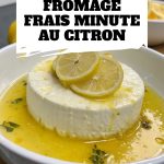 Fromage frais minute au citron pinterest