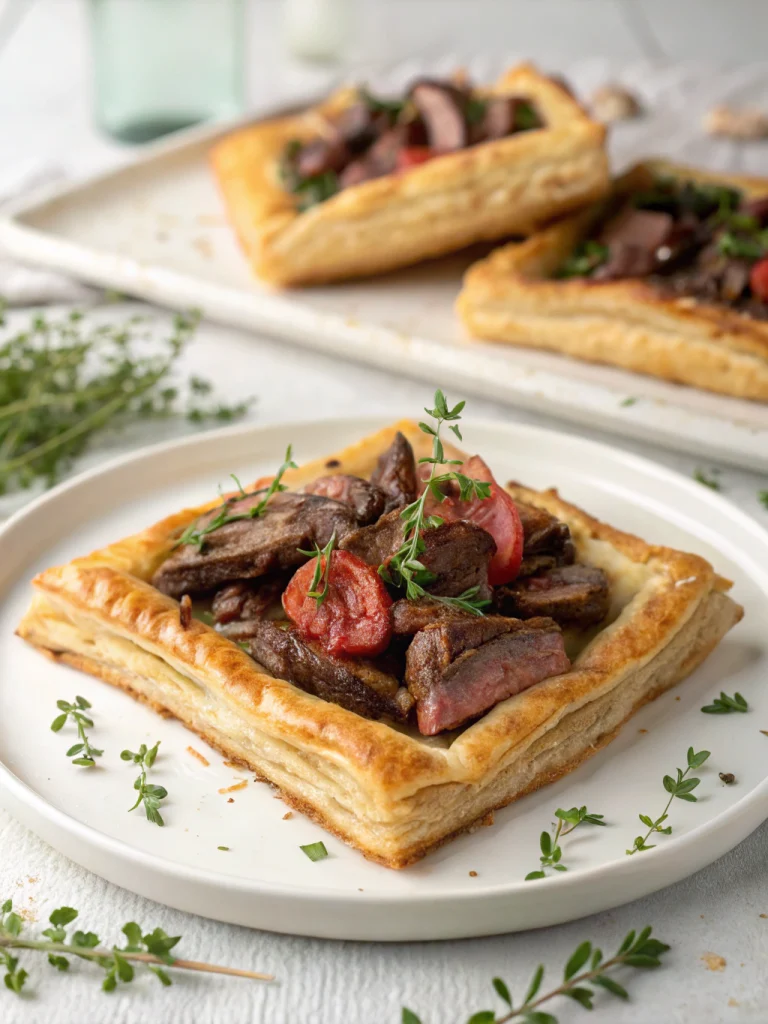 Galettes Feuilletées au Boeuf