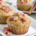 Muffins à la rhubarbe 1
