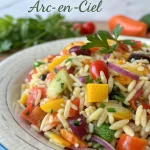 Salade d'orzo arc-en-ciel 1