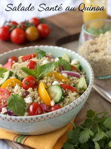 Salade santé au quinoa