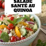 Salade santé au quinoa pinterest