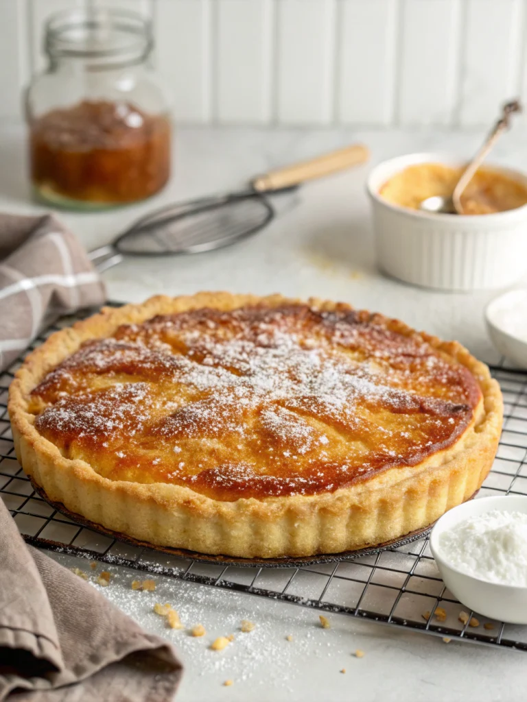 Tarte briochée au sucre