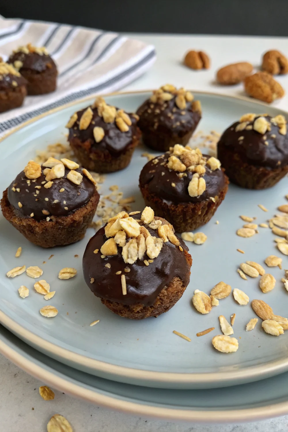 Bouchées chocolat flocons d’avoine
