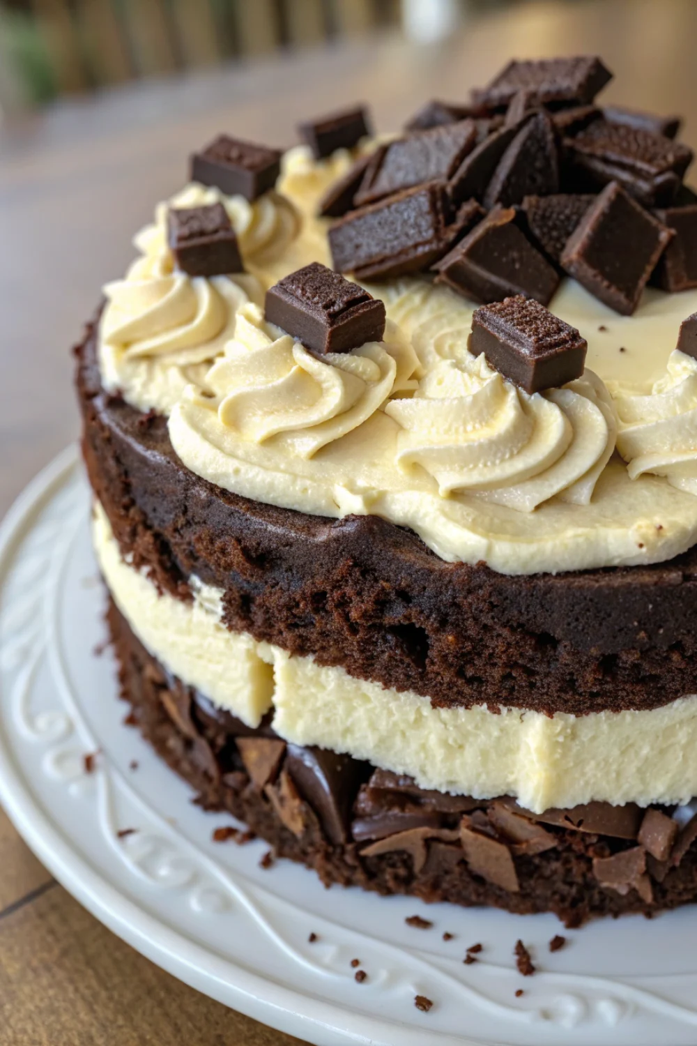 Cake mascarpone et chocolat